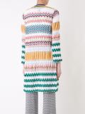 zig-zag pattern open cardigan