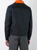 contrast collar jacket