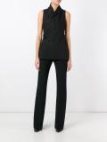 wrap vest blouse