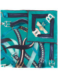 belt print scarf