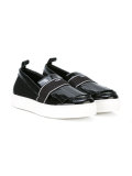 fringed slip-on sneakers 