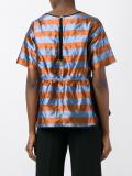 striped crinckled top