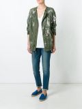brushstroke print jacket