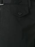 wide-legged cropped trousers