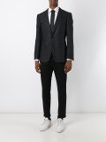 quilted inset blazer