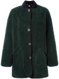 buttoned coat