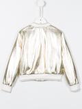 varnished metallic souvenir jacket
