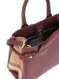 house check shoulder bag