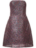 sequin strapless dress