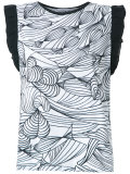 graphic print T-shirt