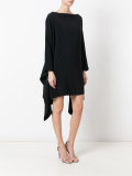 draped dress