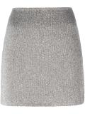 melange fitted skirt