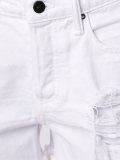 distressed denim shorts