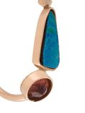 '3 Diamond, Opal and Tourmaline'钻石戒指