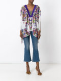 V-neck handkerchief tunic
