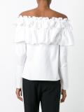 layered ruffle top 