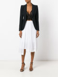 lace cropped vest top