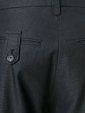 'Deep George' straight leg trousers