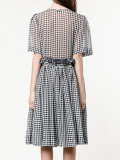 gingham shift dress