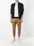 cropped front pocket trousers