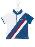 striped polo shirt