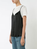 double-layered T-shirt camisole