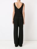 belted sleeveless jumpsuit