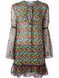 floral print chiffon dress