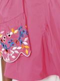 taffeta embroidered corset top