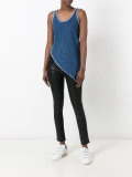 asymmetric frayed top