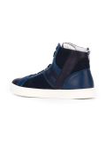 zipped hi-top sneakers