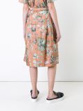 jungle print high waist skirt