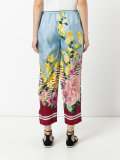 floral print trousers