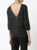 three-quarters sleeve jumper