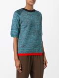 melange short sleeved jumper
