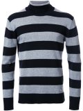 striped high neck jumper