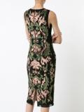 embroidered midi dress
