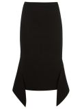texturized knit midi skirt