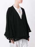 tassel trim cardigan