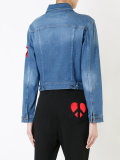 cropped denim jacket