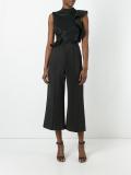tailored cropped jumpsuit