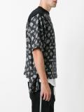 monogram print T-shirt