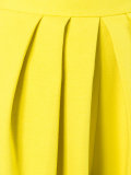 pleated palazzo trousers