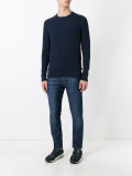ribbed trim sweatshirt 