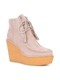 lace-up platform boots