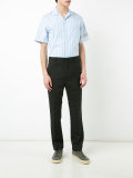 vertical-stripe shirt
