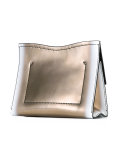 metallic clutch bag