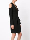 deep V-neck fitted dress