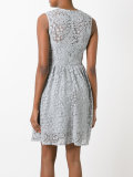lace flared dress