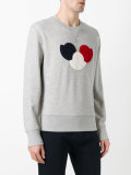 logo plaque sweatshirt